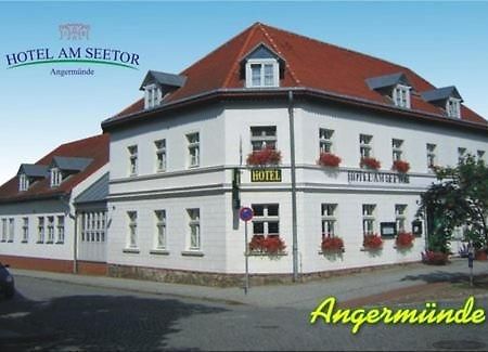 Hotel Am Seetor Angermunde Exterior photo